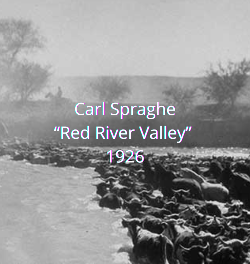 Carl Sprague - Red River Valley (1926)